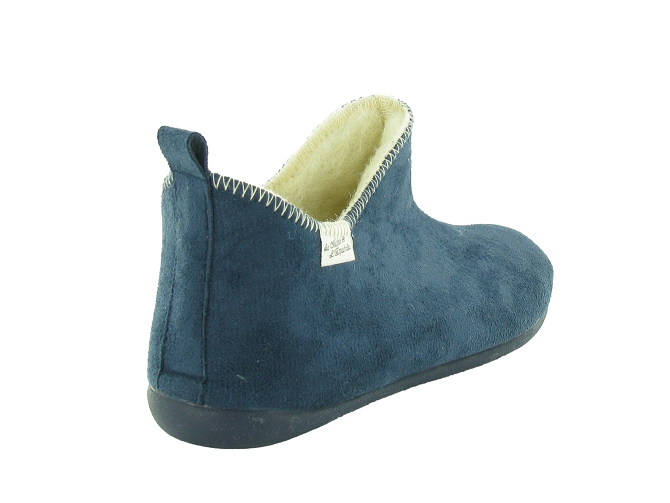 chaussons et pantoufles - Charentaises Hiver - homme - Synthétique - Bleu Marine - La maison de l espadrille5915401_5