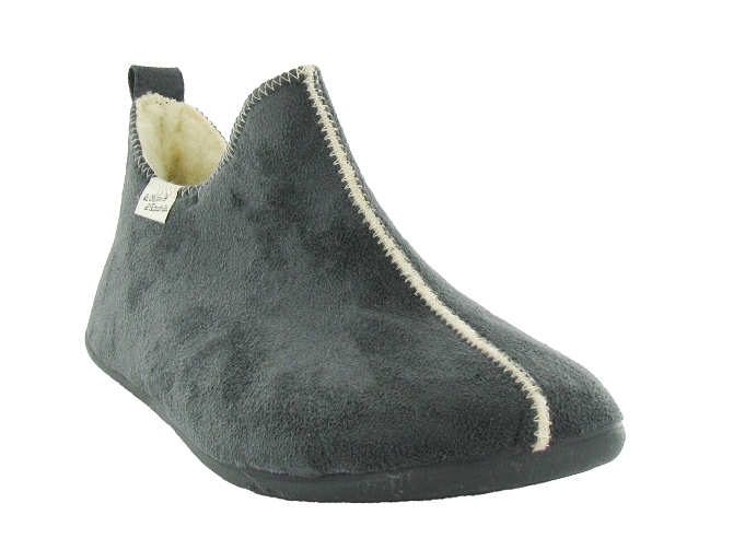 chaussons et pantoufles - Charentaise - femme - Synthétique - Gris - La maison de l espadrille5915501_3