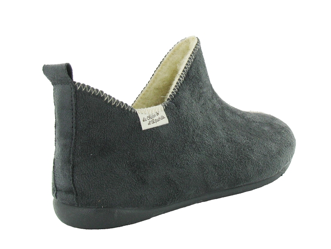 chaussons et pantoufles - Charentaise - femme - Synthétique - Gris - La maison de l espadrille5915501_5