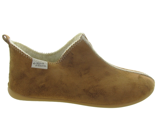 chaussons et pantoufles - Charentaises Hiver - homme - Synthétique - Marron - La maison de l espadrille5915601_2