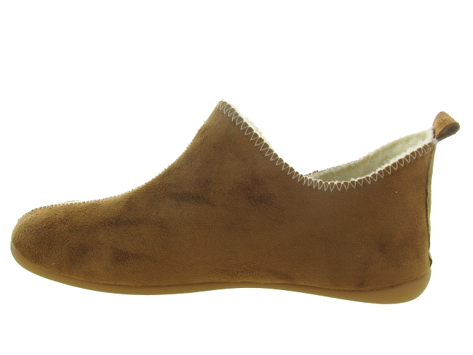 chaussons et pantoufles - Charentaises Hiver - homme - Synthétique - Marron - La maison de l espadrille5915601_4