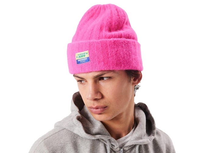 chapeau - BONNET - accessoires - Coton - Rose - American vintage5917403_2
