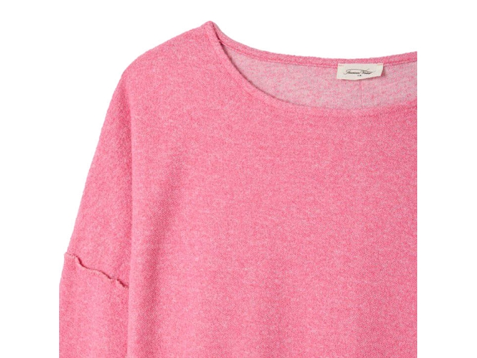 sweat - SANS CAPUCHE - vetement femme - Coton - Rose - American vintage5918301_2