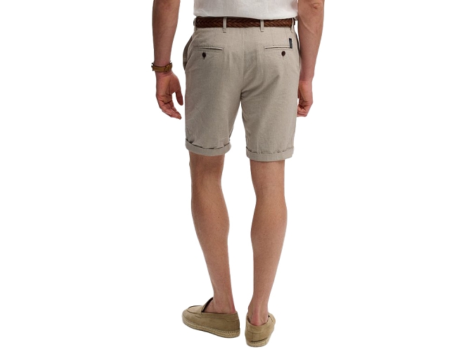 pantalon - SHORT - vetement homme - Coton - Beige - Superdry5919201_2