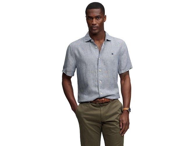 chemise - MANCHE LONGUE - vetement homme - Coton - Bleu - Superdry5919401_2