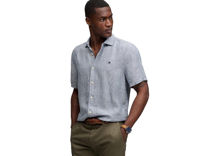 chemise - MANCHE LONGUE - vetement homme - Coton - Bleu - Superdry5919401_3