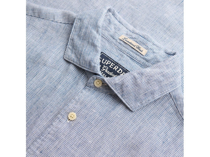 chemise - MANCHE LONGUE - vetement homme - Coton - Bleu - Superdry5919401_6