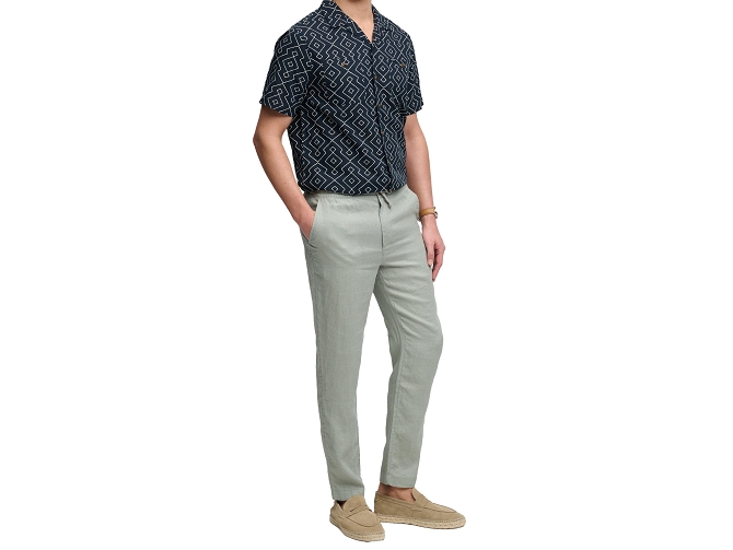 pantalon - DROIT - vetement homme - Coton - Kaki - Superdry5919502_2