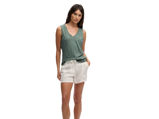 tee shirt - DEBARDEUR - vetement femme - Coton - Vert - Superdry5919603_3