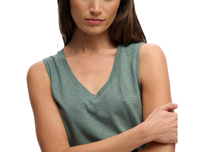tee shirt - DEBARDEUR - vetement femme - Coton - Vert - Superdry5919603_4