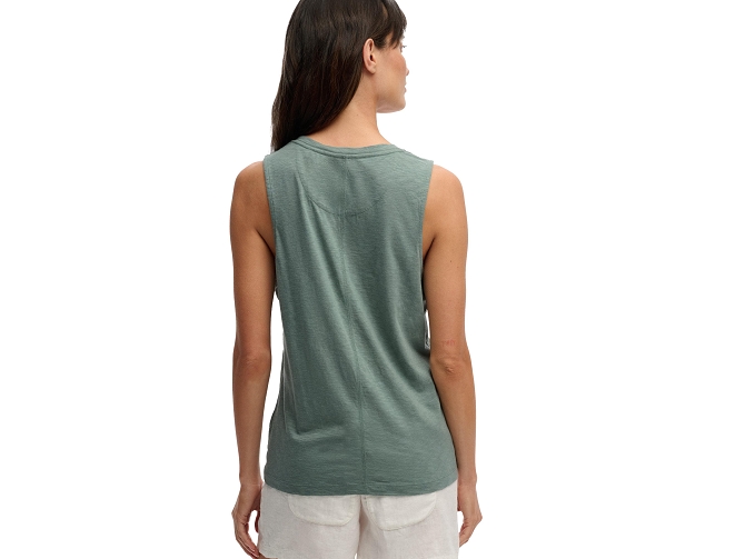 tee shirt - DEBARDEUR - vetement femme - Coton - Vert - Superdry5919603_5