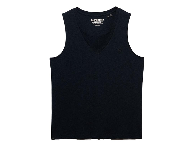 tee shirt - DEBARDEUR - vetement femme - Coton - Bleu Marine - Superdry