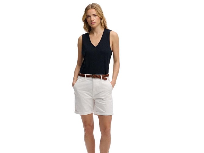 tee shirt - DEBARDEUR - vetement femme - Coton - Bleu Marine - Superdry5919604_4