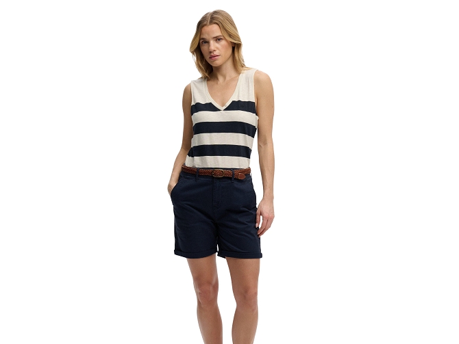tee shirt - DEBARDEUR - vetement femme - Coton - Rayée - Superdry5919605_4