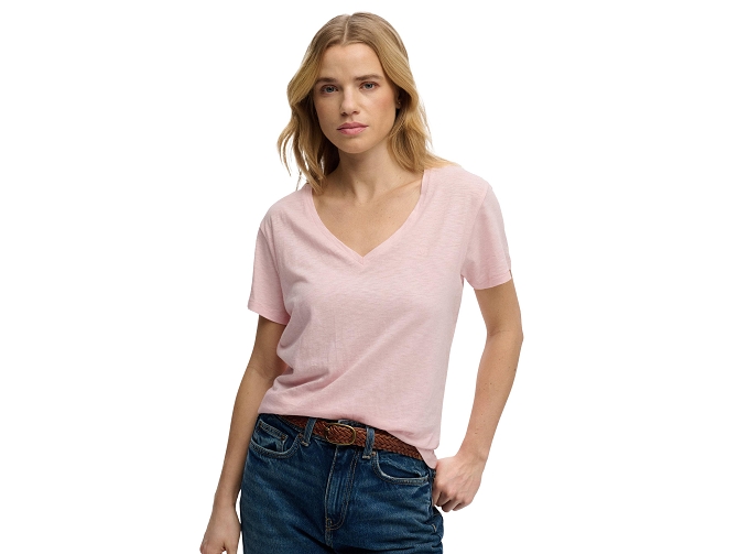 tee shirt - MANCHE COURTE - vetement femme - Coton - Rose - Superdry5919702_2