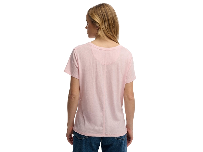 tee shirt - MANCHE COURTE - vetement femme - Coton - Rose - Superdry5919702_5