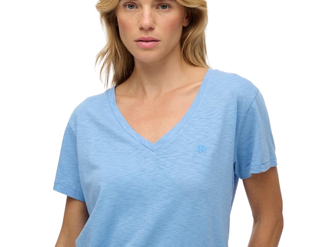tee shirt - MANCHE COURTE - vetement femme - Coton - Bleu - Superdry5919704_4