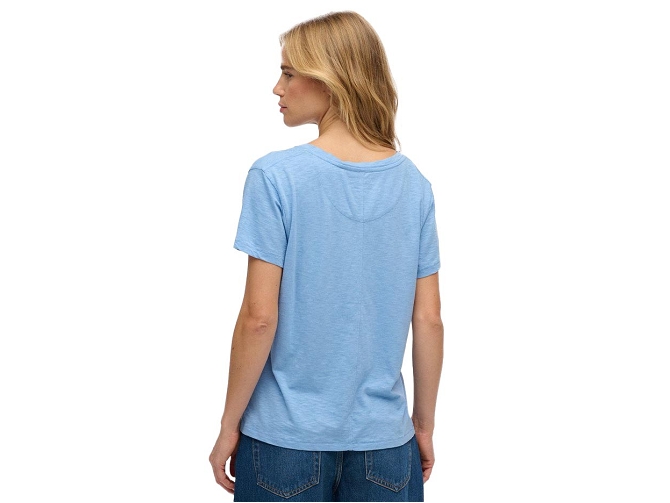 tee shirt - MANCHE COURTE - vetement femme - Coton - Bleu - Superdry5919704_5