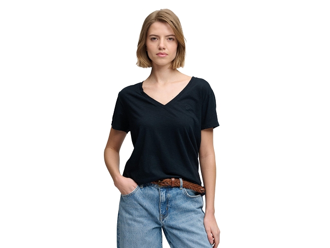 tee shirt - MANCHE COURTE - vetement femme - Coton - Bleu Marine - Superdry5919705_3