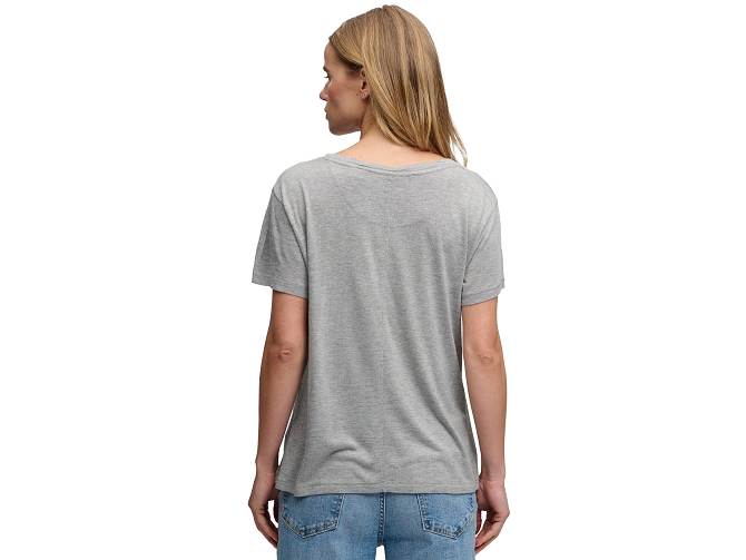 tee shirt - MANCHE COURTE - vetement femme - Coton - Gris - Superdry5919708_4
