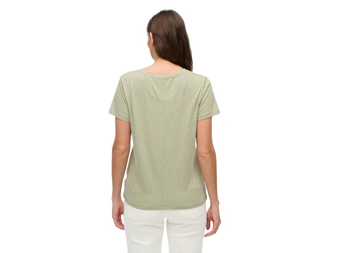 tee shirt - MANCHE COURTE - vetement femme - Coton - Vert - Superdry5919709_5