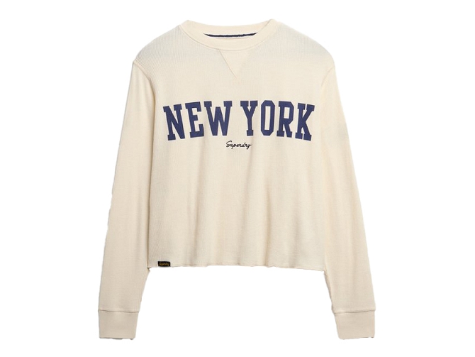 sweat - SANS CAPUCHE - vetement femme - Coton - Blanc - Superdry