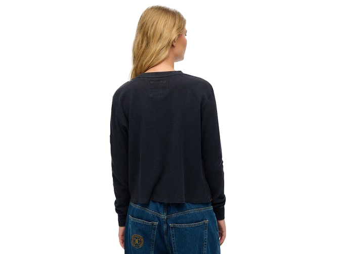 sweat - SANS CAPUCHE - vetement femme - Coton - Bleu Marine - Superdry5919802_5