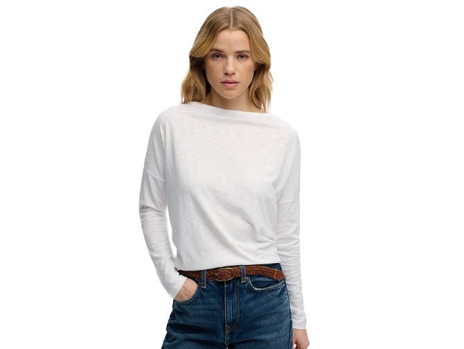 sweat - SANS CAPUCHE - vetement femme - Coton - Blanc - Superdry5920501_2