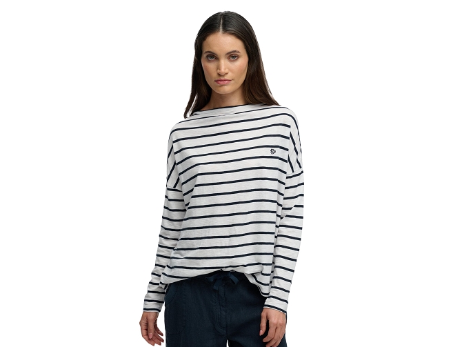 tee shirt - MANCHE LONGUE - vetement femme - Coton - Rayée - Superdry5920601_2