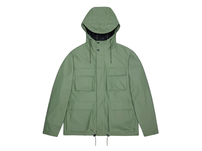 veste - IMPERMEABLE - vetement femme - Textile - Vert - Rains