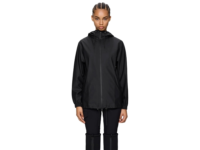 veste - IMPERMEABLE - vetement femme - Textile - Noir - Rains5921201_2