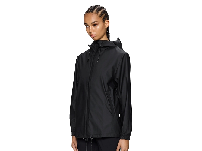veste - IMPERMEABLE - vetement femme - Textile - Noir - Rains5921201_3