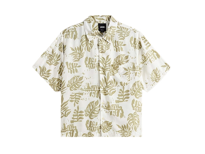 chemise - MANCHE COURTE - vetement homme - Coton - Kaki - Vans
