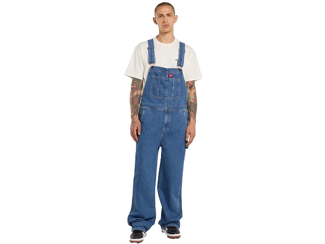 pantalon - SALOPETTE - vetement homme - Coton - Bleu jean - Dickies5922601_2