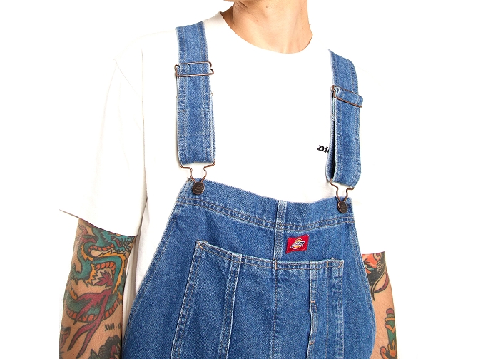pantalon - SALOPETTE - vetement homme - Coton - Bleu jean - Dickies5922601_5