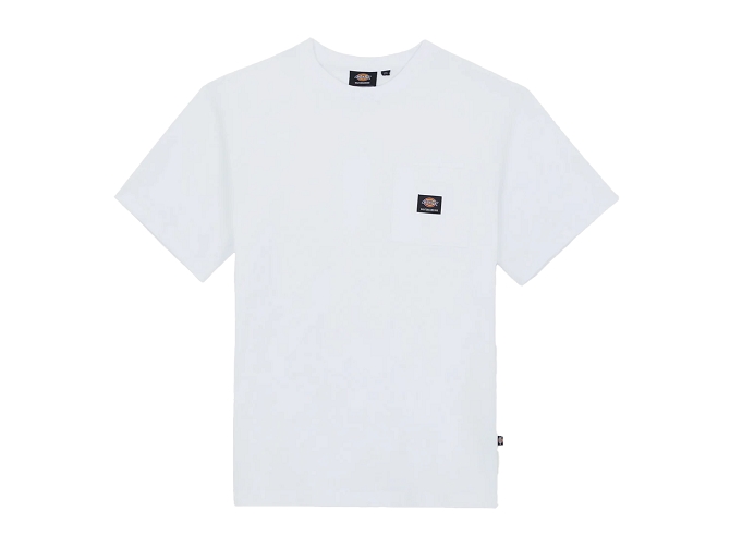 tee shirt - MANCHE COURTE - vetement homme - Coton - Blanc - Dickies