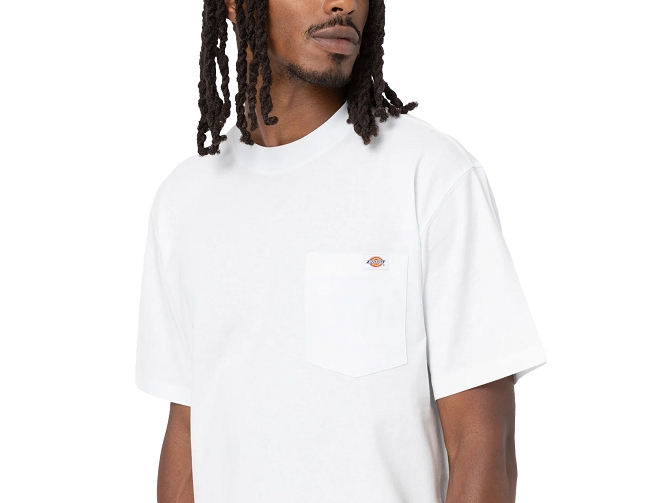 tee shirt - MANCHE COURTE - vetement homme - Coton - Blanc - Dickies5922801_4