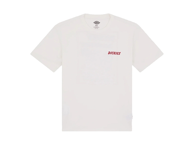 tee shirt - MANCHE COURTE - vetement homme - Coton - Blanc - Dickies