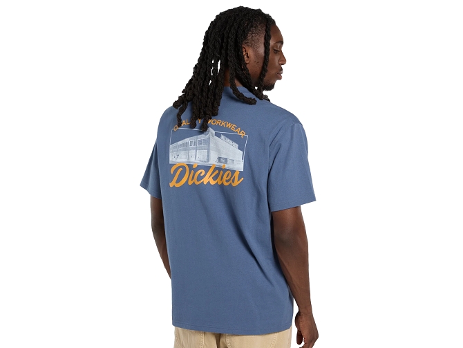 tee shirt - MANCHE COURTE - vetement homme - Coton - Bleu - Dickies5923301_2