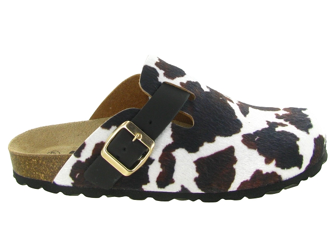 sandales et nu pieds - Mule Sabot - femme - Fourrure - Vache - Armando5924701_2