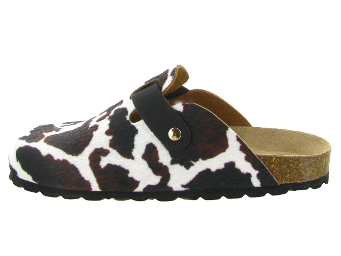 sandales et nu pieds - Mule Sabot - femme - Fourrure - Vache - Armando5924701_4