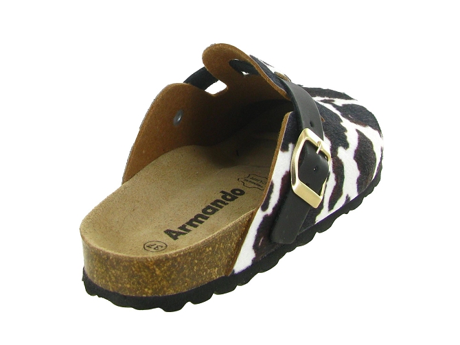 sandales et nu pieds - Mule Sabot - femme - Fourrure - Vache - Armando5924701_5