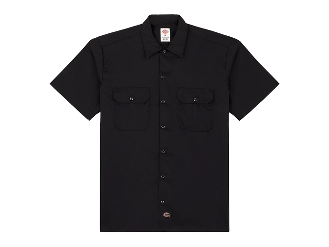 chemise - MANCHE COURTE - vetement homme - Coton - Noir - Dickies