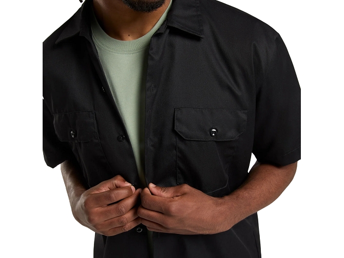 chemise - MANCHE COURTE - vetement homme - Coton - Noir - Dickies5933201_5