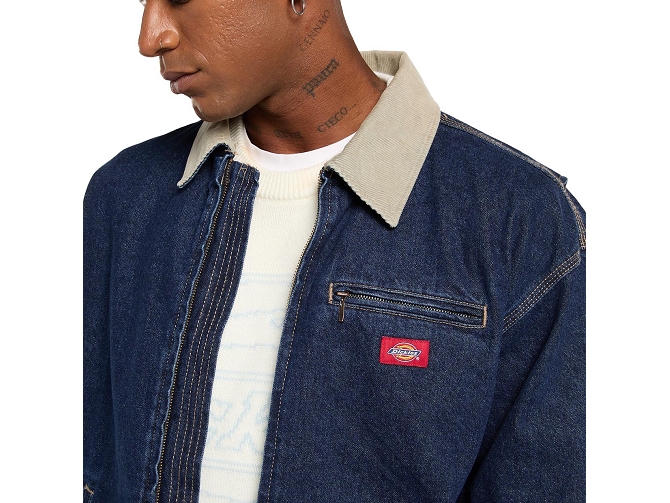 veste - LEGERE ETE - vetement homme - Coton - Bleu jean - Dickies5935201_4