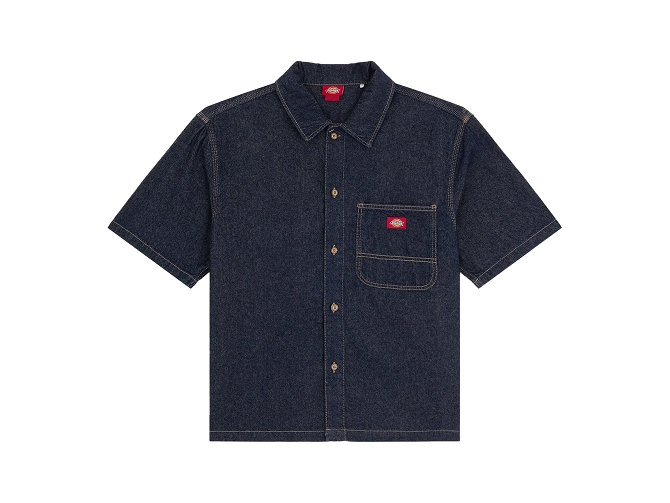 chemise - MANCHE LONGUE - vetement homme - Coton - Bleu Marine - Dickies