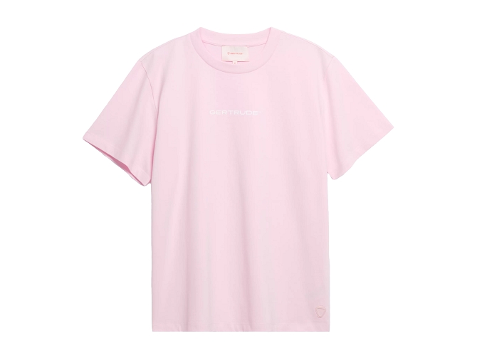 tee shirt - MC - vetement femme - Coton - Rose - Gertrude
