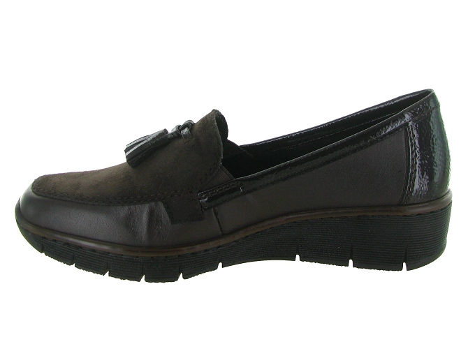 mocassins - Compensé - femme - Cuir - Marron - Rieker5939501_4