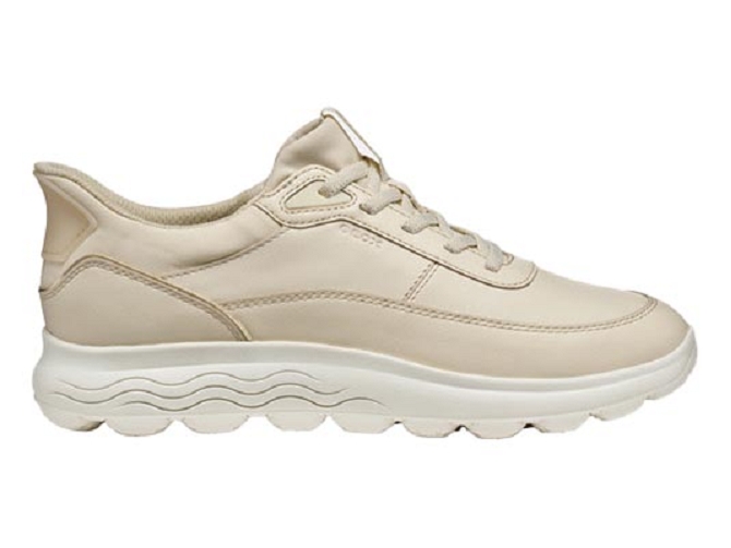 baskets et sneakers - Confort - femme - Cuir - Beige - Geox5945501_2