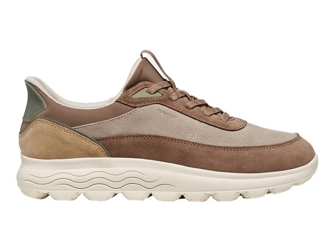 baskets et sneakers - Confort - femme - Cuir - Marron - Geox5945502_2